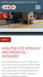 Mobile Screenshot of labik-podlahy.cz